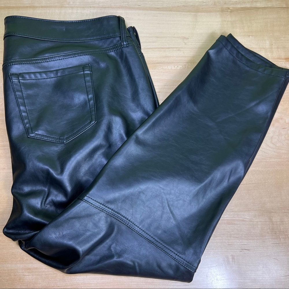 Torrid Black Faux Leather Pants